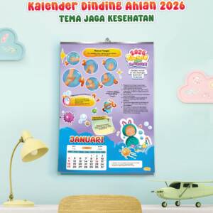 Kalender Dinding Ahlan Tema Jaga Kesehatan